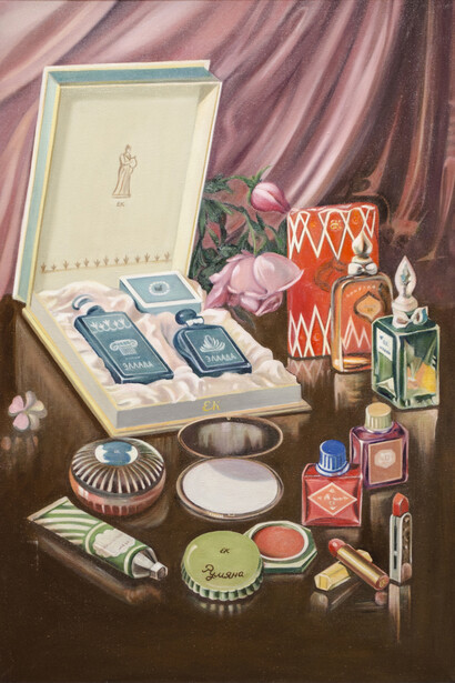 Elena Khudiakova, Perfume, Oil on canvas, 75 x 51 cm, 2012 - 2014