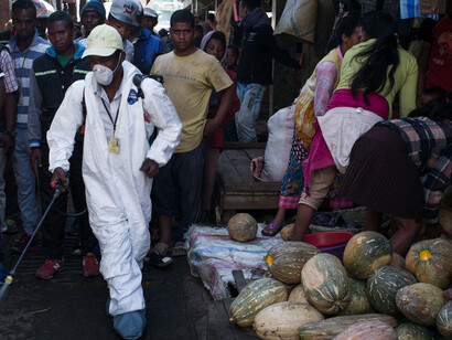 Epidemic of plague in Madagascar