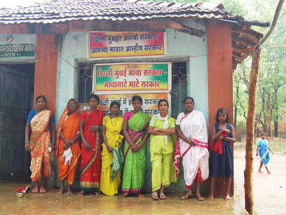 Members of Mendha-Lekha (India) village assembly - 'we are the government in our village' @ Ashish Kothari