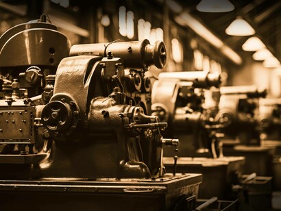 Tornio, definito la "madre delle macchine utensili" durante la Rivoluzione Industriale perché ha portato alla creazione di altre macchina utensili