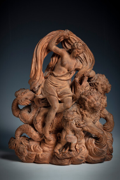 Il tassello mancante. Un mosaico del barocco romano, dipinto in mostra. Per gentile concessione di Artemide PR