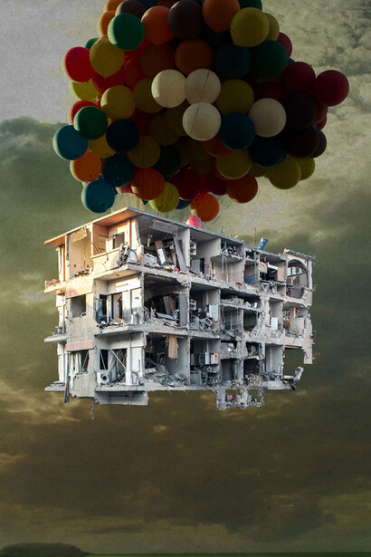 Tammam Azzam, Damascus from bon voyage series, 2013. Courtesy of the Artist and Ayyam Gallery