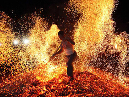 Fire walking