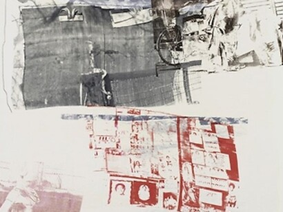 Robert Rauschenberg, Exhibition view. Courtesy of Galerie Thaddaeus Ropac