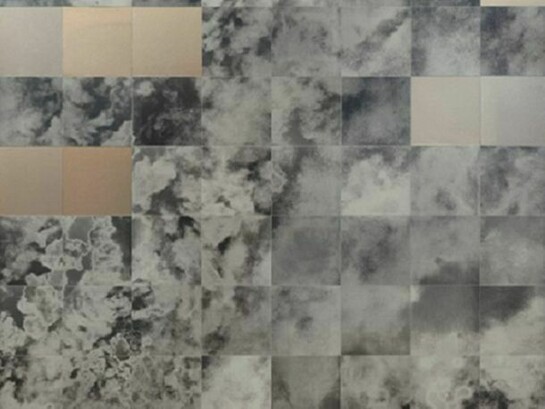 Calendar, 1762-1818, 2013, Silvergelatin black & white photographs exposed and solarized by fire light and toned photograms, unique in a series, 128.5x146.5 cm