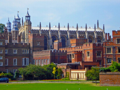 Eton College is a private boarding school for boys aged 13–18 located in the town of Eton, Berkshire. Founded in 1440 by Henry VI, it is the largest boarding school in England, ahead of Millfield and Oundle