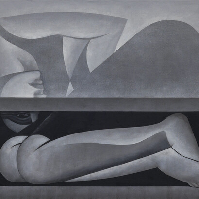 Safwan Dahoul, Dream289 (detail), 2026. Courtesy of Ayyam Gallery