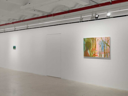 Haley Josephs, Love of waters, exhibition view. Courtesy of Almine Rech Gallery