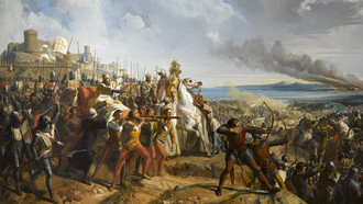 Charles-Philippe Larivière; Batalla de Montgisard, Sala de las Cruzadas, Palacio de Versalles