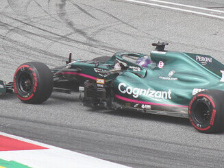 Sebastian Vettel, driver number 5, at the FIA Formula 1 Austrian Grand Prix 2021
