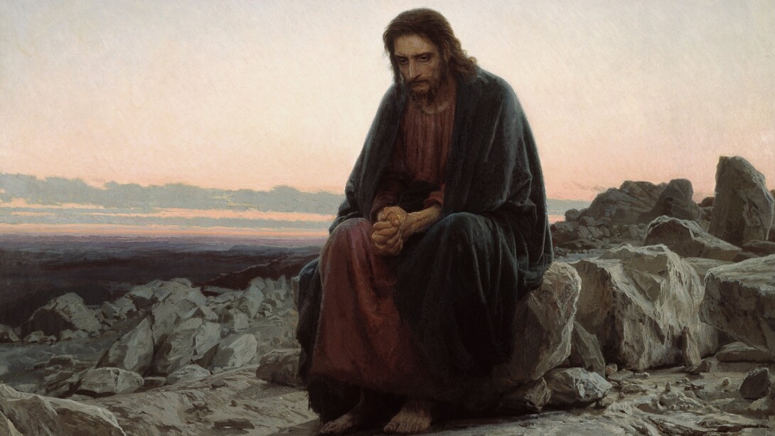 Ivan Kramskoi, "Cristo nel deserto", 1871, Tretyakov Gallery, Mosca, Russia