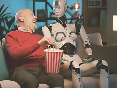 This unique portrayal unveils the potential synergy between human emotions and artificial intelligence in the realm of cinematic experiences