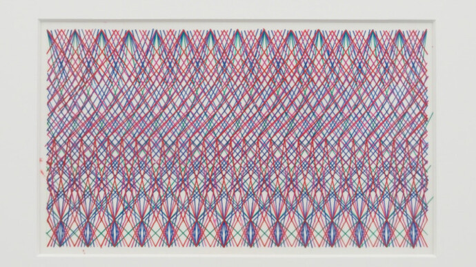 Channa Horwitz. Courtesy of Ghebaly Gallery