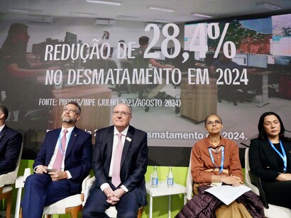 Evento Bakú - Belén, Reducción del 28,4% en la deforestación en 2024. COP219. Bakú, Azerbaijan