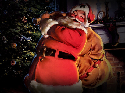 Santa Claus (en neerlandés: 'Sinterklaas'), Viejito Pascuero, San Nicolás o simplemente Santa, es un personaje legendario8 originario del cristianismo occidental
