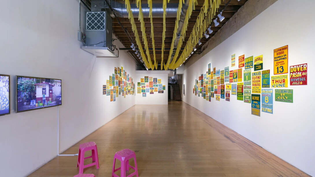Yumi Janairo Roth and Emmanuel David, Last year’s wonders all surpassed, exhibition view. Courtesy of David B. Smith Gallery