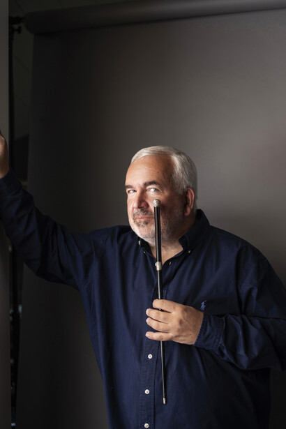 Le chef d'orchestre Marc Minkowski. Avec l'aimable autorisation du Théâtre des Salins Martigues. Photo par Franck Ferville