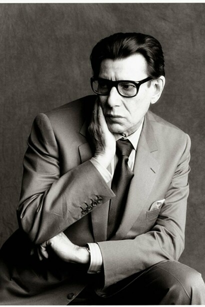 Retrato de Yves Saint Laurent