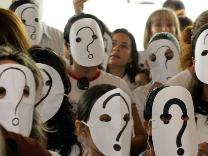 Familiares y amigos recuerdan a los desaparecidos en México