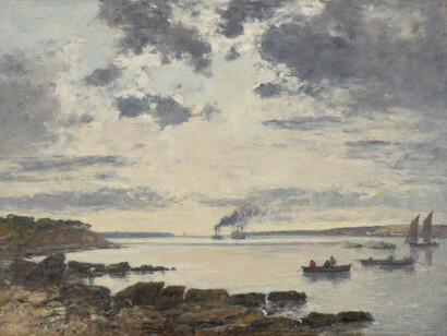 Eugène Boudin

Puerto de Brest, 1870

Óleo sobre lienzo. 47,6 x 65,4 cm
Portland Art Museum, Oregón. Legado de Charles Francis Adams
© Portland Art Museum