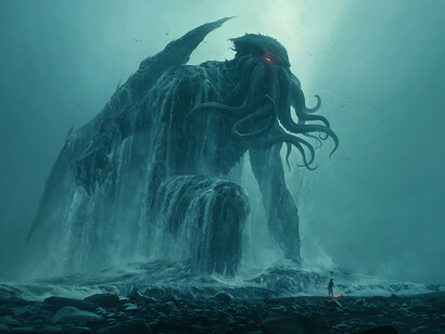 Representación del despertar de Cthulhu