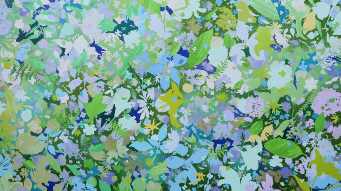 Spring Greens. Courtesy of Spalding Nix Fine Art