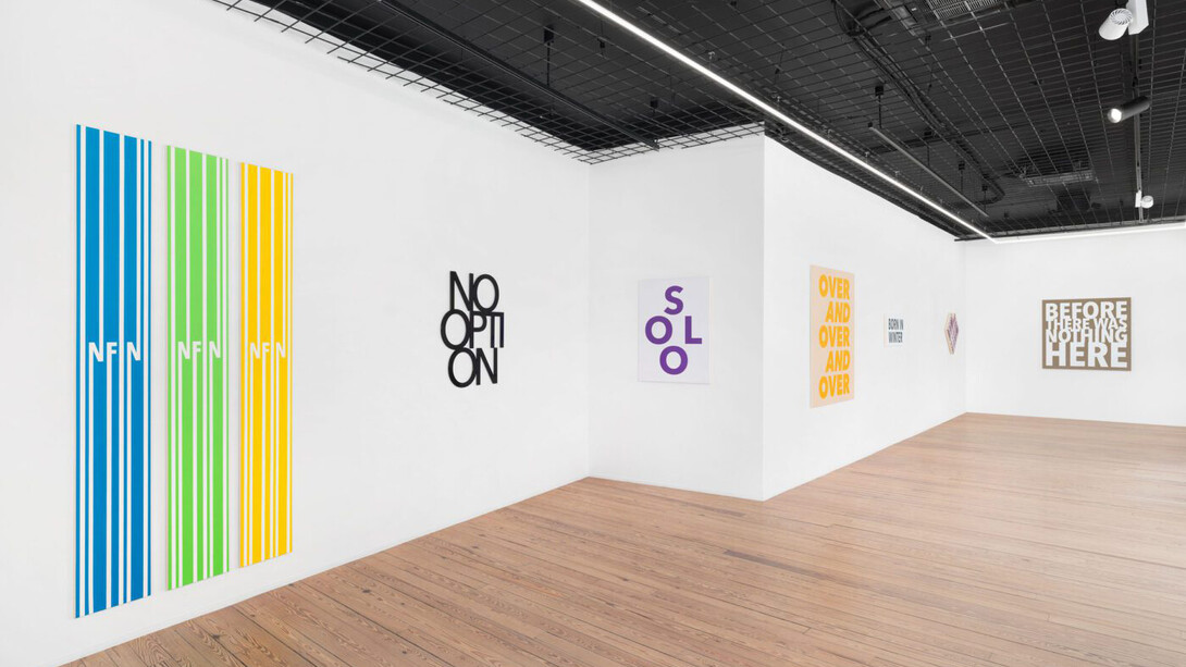 Christian Robert-Tissot, Infini, exhibition view. Courtesy of Galerie Lange + Pult