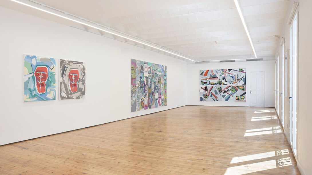 Luis Gordillo, Diccionario proteínico, exhibition view. Courtesy of Prats Nogueras Blanchard