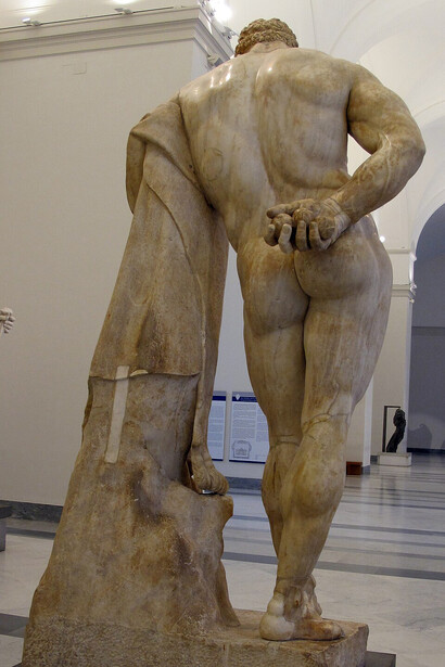 Hércules Farnesio. La disciplina física, cuando se vuelve espectáculo, desplaza el trabajo silencioso del carácter