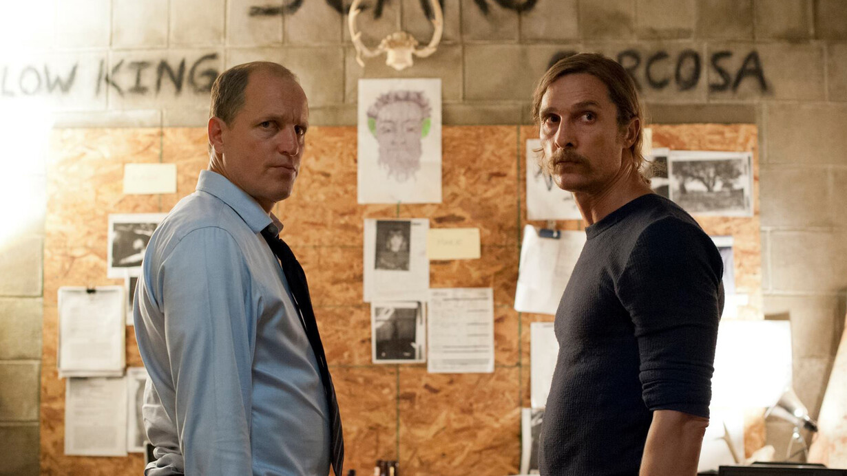 Mathew McConaughey y Woody Harrelson en True Detective