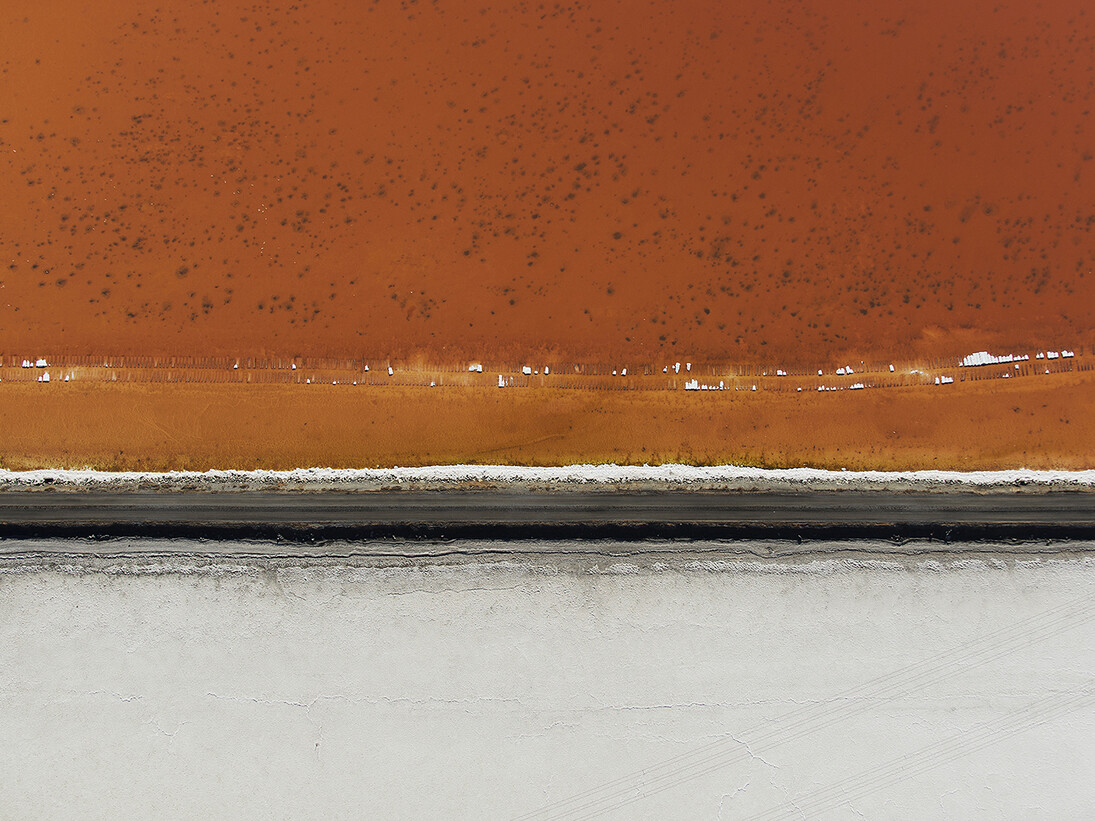Tommy Clarke, Orange on White, 2014, 
C-type gloss print