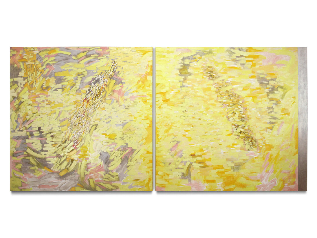 Judith Murray, Panorama, 2013, oil on linen, 72 x 151 inches/182.9 x 383.5 cm