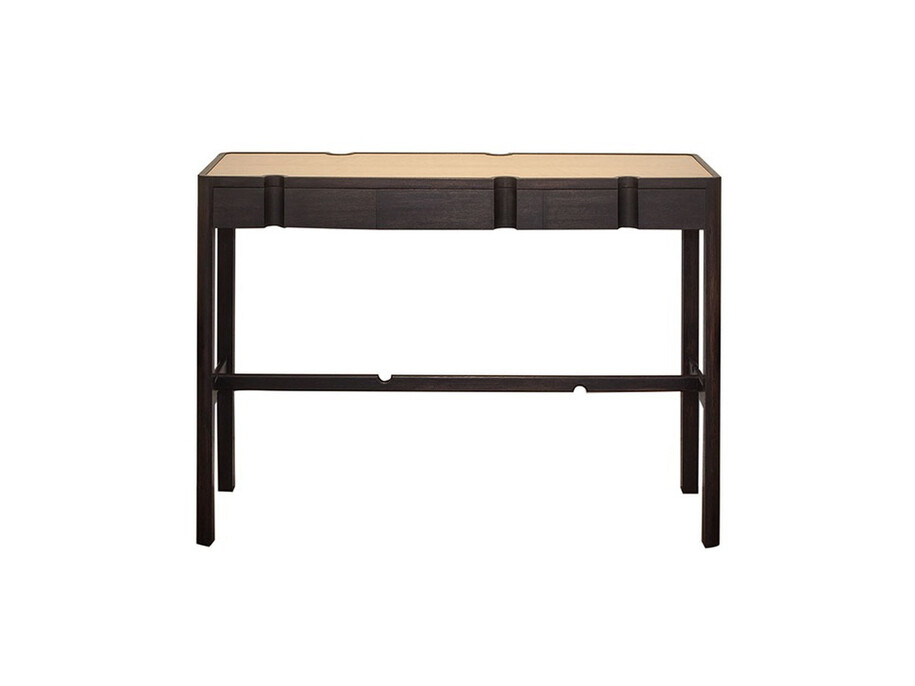 Ian Parker for Gallery Elena Shchukina, console table,
sapele mahogany and bird's eye maple, 85 x 120 x 40 cm, 33 1/2 x 47 1/4 x 15 3/4 in, courtesy of Gallery Elena Shchukina