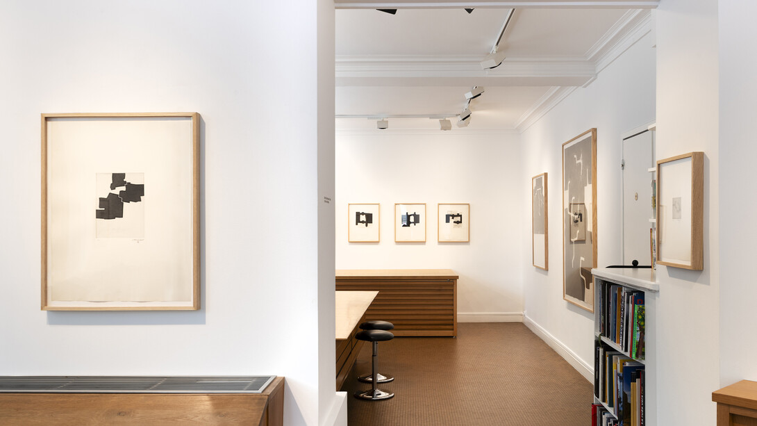 Eduardo Chillida, Estampes choisies, exhibition view. Courtesy of Galerie Lelong