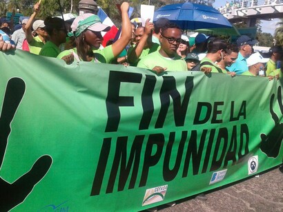 Los manifestantes claman por el fin de la impunidad