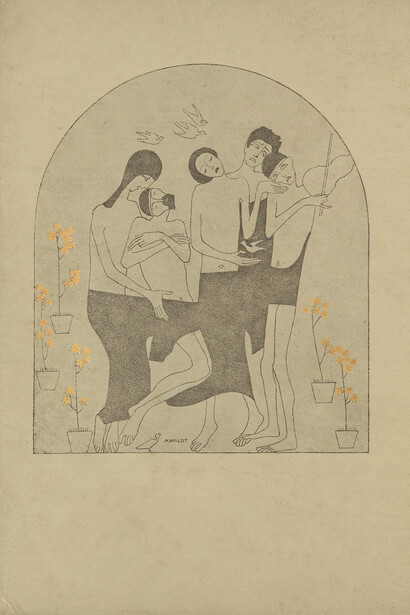 Mostre individuali dei pittori Ambrogio Alciati - Giuseppe Biasi - Aroldo Bonzagni - Guido Cinotti e dello scultore Adolfo Wildt