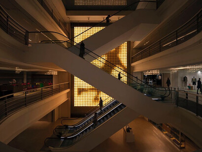 Xavier Veilhan, Exhibition view. Courtesy of Perrotin