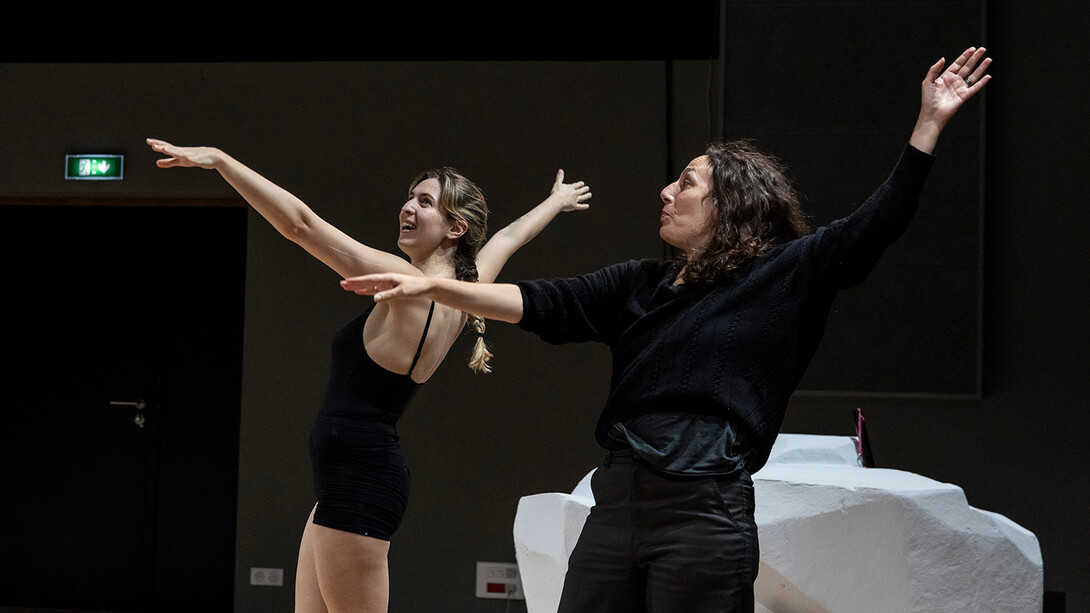 Nageuse de l'extrême. Portrait d’une jeune femme givrée. Avec l'aimable autorisation du Théâtre Le Quai
