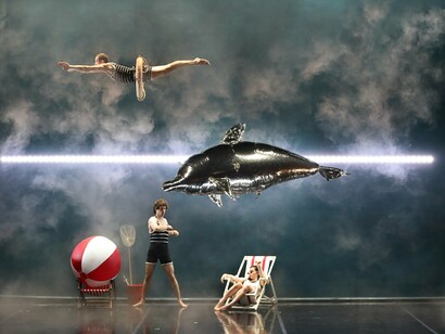 La compagnia FInzi Pasca in scena per lo spettacolo "Titizè a venetian dream".
Crediti foto: Viviana Cangialosi 