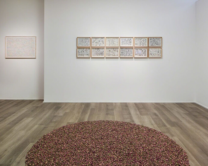 Herman De Vries, Exhibition view. Courtesy of Cortesi Gallery