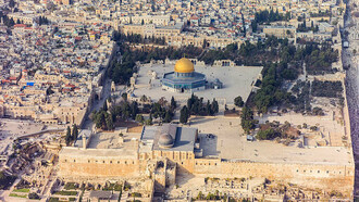 Le Mont du Temple, disputé entre Israël et la Palestine
