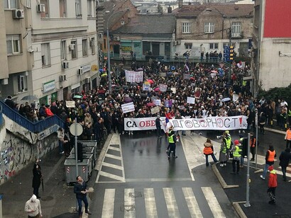 In November 2024, widespread protests erupted in Novi Sad after the devastating collapse of the railway station canopy, resulting in 16 fatalities and one severe injury. By March 9, 2025, the protests had expanded to 400 cities and towns across Serbia
