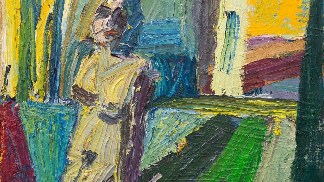 Terry St. John | Thai Model, Bright Colors, 2019 | Oil on canvas | 42 x 48 inches 