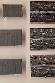 Cylinder seals from Ur, c. 2450 BCE, Penn Museum, Philadelphia, USA