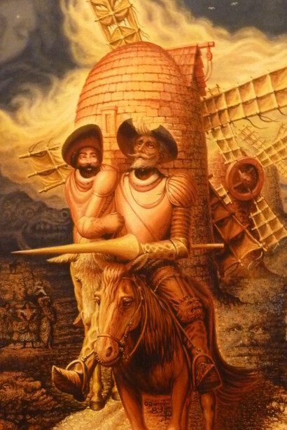Don Quijote visto por Dalí