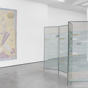 Stéphanie Baechler, Add time, vue de l'exposition. Avec l'aimable autorisation de la Galerie Whitehouse