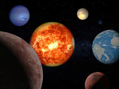 Illustration of planets