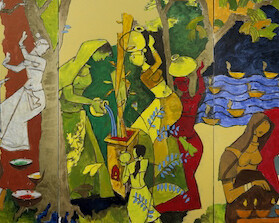 India Modern: The Paintings of M. F. Husain. Courtesy of Art Institute of Chicago