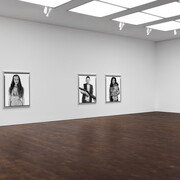 Richard Avedon, Facing west, exhibition view. Courtesy of Gagosian Gallery