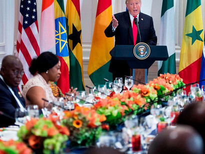 In a moment charged with historical significance, President Trump engages with African presidents, reflecting on the evolving dynamics of trade and cooperation